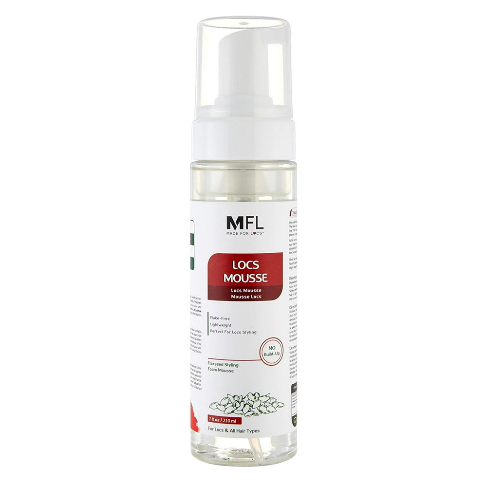 Made For Locs Flaxseed Hair Foam Mousse for Locs Styling 7Oz (210ml)